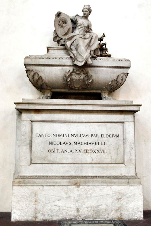 Tombe de Machiavel à Santa Croce, Florence