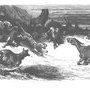 Les animaux malades de la peste. Gustave Doré
